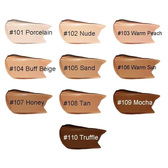 BB Foundation Cream Full Coverage Concealer Long Lasting Up To 16H- For Different Skin Tone Hypoallergenic Waterproof Foundation Makeup 50 ml (N-102) - Image 2