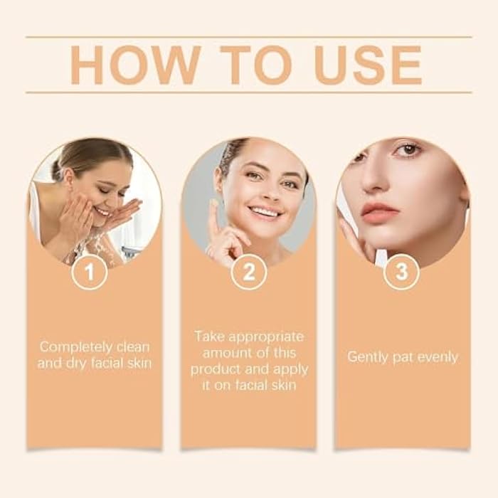 BB Foundation Cream Full Coverage Concealer Long Lasting Up To 16H- For Different Skin Tone Hypoallergenic Waterproof Foundation Makeup 50 ml (N-102) - Image 3