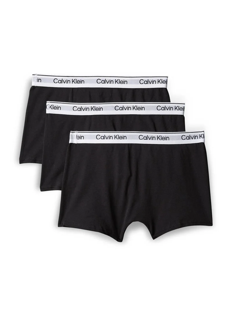 كالفن كلاين مجموعة سراويل داخلية للأولاد من تشكيلة Icon Cotton Stretch من 3 قطع