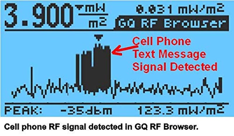 GQ EMF Meter,Advanced GQ EMF-390 Multi-Field Electromagnetic Radiation 3-in-1 EMF ELF RF meter, 5G Cell Tower Smart meter Wifi Signal Detector RF up to 10GHz with Data Logger and 2.5Ghz Spectrum Analyzer - Image 4
