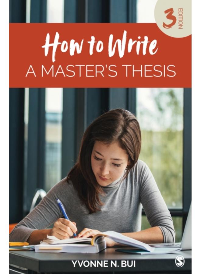 How to Write a Master's Thesis 