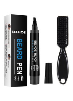 EELHOE Beard Pen Set Micro Prongs Beard Filler Pencil Long-Lasting Wear-Resistant Easy to Install Mustache Coloring Shaping Tools  - Image 1
