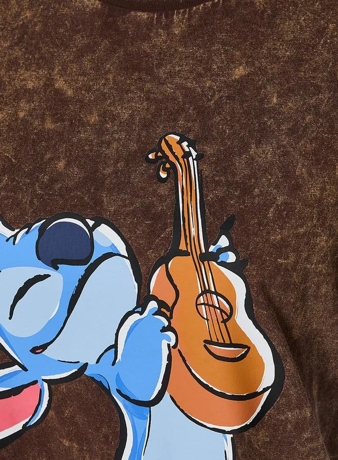 اس بي كاركترز Stitch Cotton T shirt