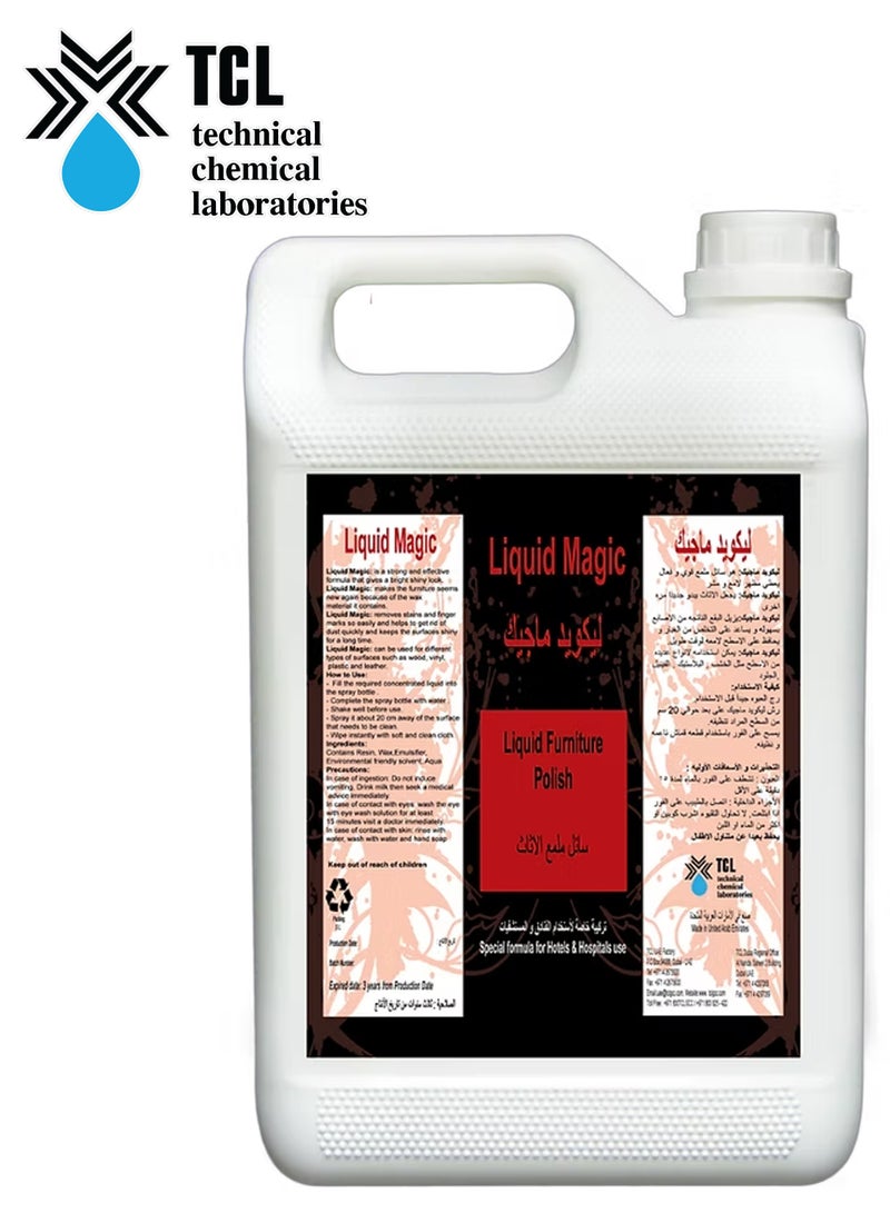 تي سي إل ملمع الأثاث السائل السحري 5 لتر