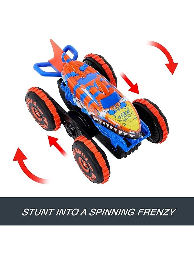 Hot Wheels سيارة التحكم عن بعد هوت ويلز مونستر تراكز تايجر شارك كلايمر 1:15 JFR39 - Image 5