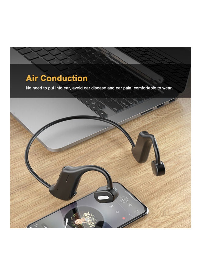 NIBEMINENT Bluetooth 5.0 Wireless Headphones Black - Image 3