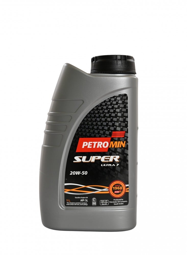 Petromin Super Ultra 7 20W-50 Engine Oil Petrol 1L (5000km)