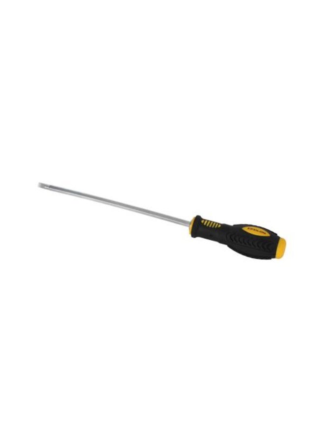 Epsilon 2-in-1 Screwdriver 6mm x 200mm, Double-Ended Reversible Screwdriver Tool, Ergonomic Grip, Anti-Rust Durable Hand Tool for Home, DIY, Mechanics & Professional Use, Black & Yellow - EPST1407 - Image 3
