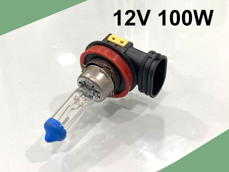 Auto Pearl Halogen Headlight Bulb fog light H8 12V 100W Fog Light Bulb (Cool Blue) (1 piece) Compatible for Wagon R - Image 3