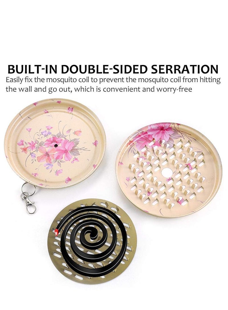حامل لفائف البعوض 6 قطع، حامل معدني للفائف البعوض، حامل لفائف البعوض وبخور للUse الخارجي، المنزل والخارجي، جانب المسبح، الشرفة، السطح، التخييم، التنزه، إلخ - Image 4
