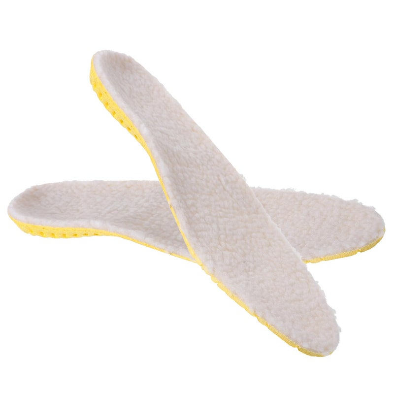Warm Wool Insoles For Winter Boots Sneakers Fleece Anti Cold Size 42 Unisex - Image 2