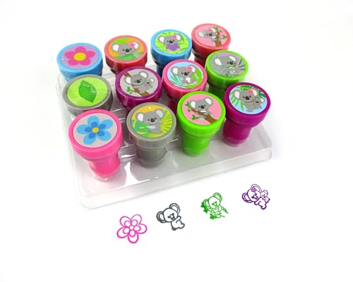 TINYMILLS 12 Pcs Koala Stamp Kit - Image 1