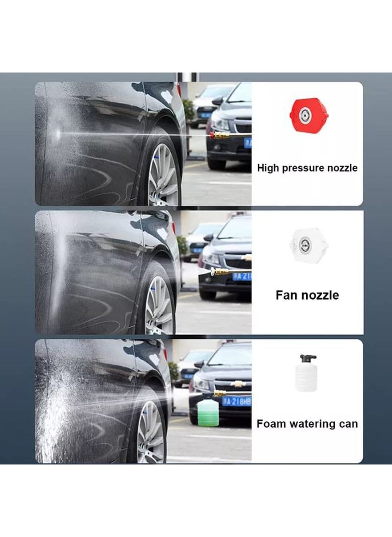 SHREEJIIH ShreejiIH Cordless 48V Portable Pressure Washer with Rechargeable Battery Cordless Pressure Washer Gun Power Washer Gun Handheld Pressure Washer for Floors Cleaning Car Washer GunD2  - Image 3