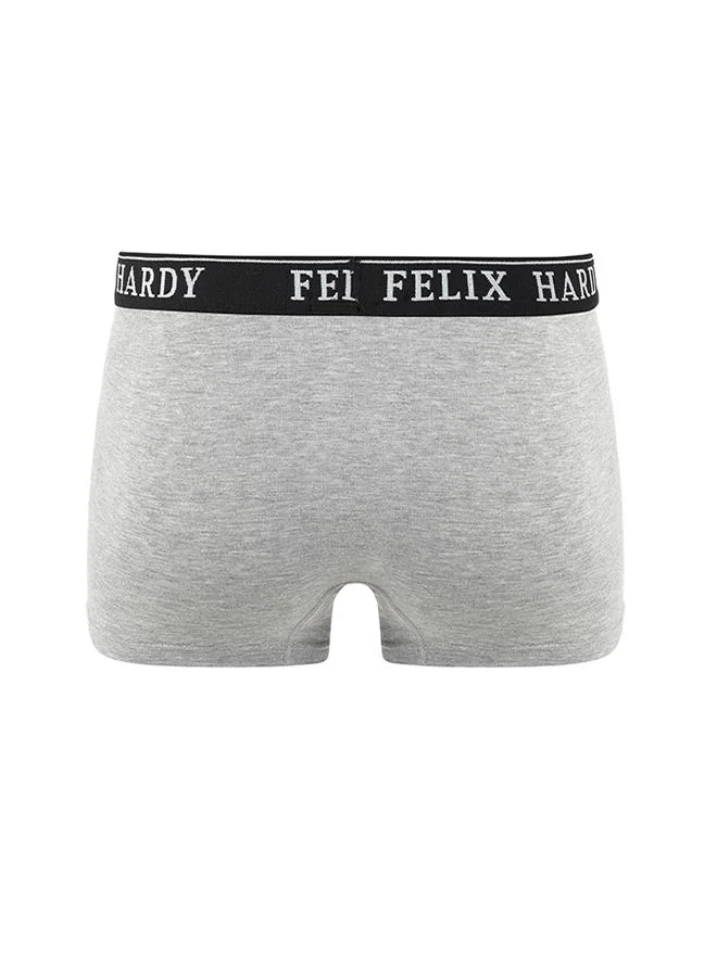 FELIX HARDY Black-Red-LightGrey-Orange 4 Pack Boxer for Men | Best Price UAE