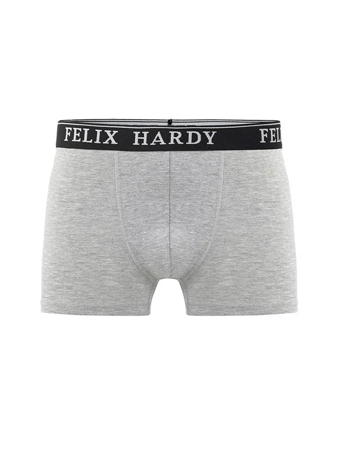 FELIX HARDY Black-Red-LightGrey-Orange 4 Pack Boxer for Men | Best Price UAE