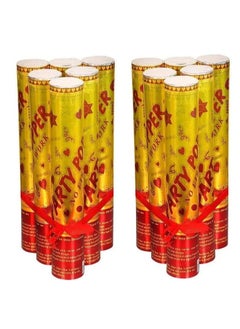 Boxwoods 12 Pcs of 40 cm Party Poppers with Multicolor Confetti For Birthday And Graduation Party Celebration  - Image 2
