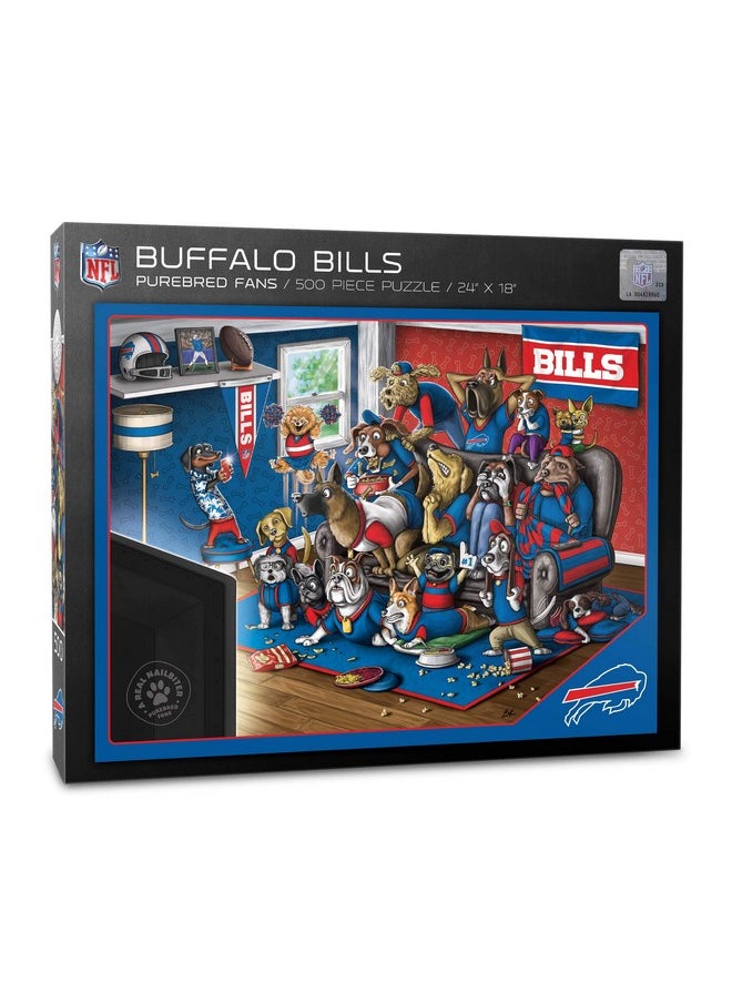 YouTheFan - Nfl Buffalo Bills Purebred Fans 500Pc Puzzle A Real Nailbiter - Image 1