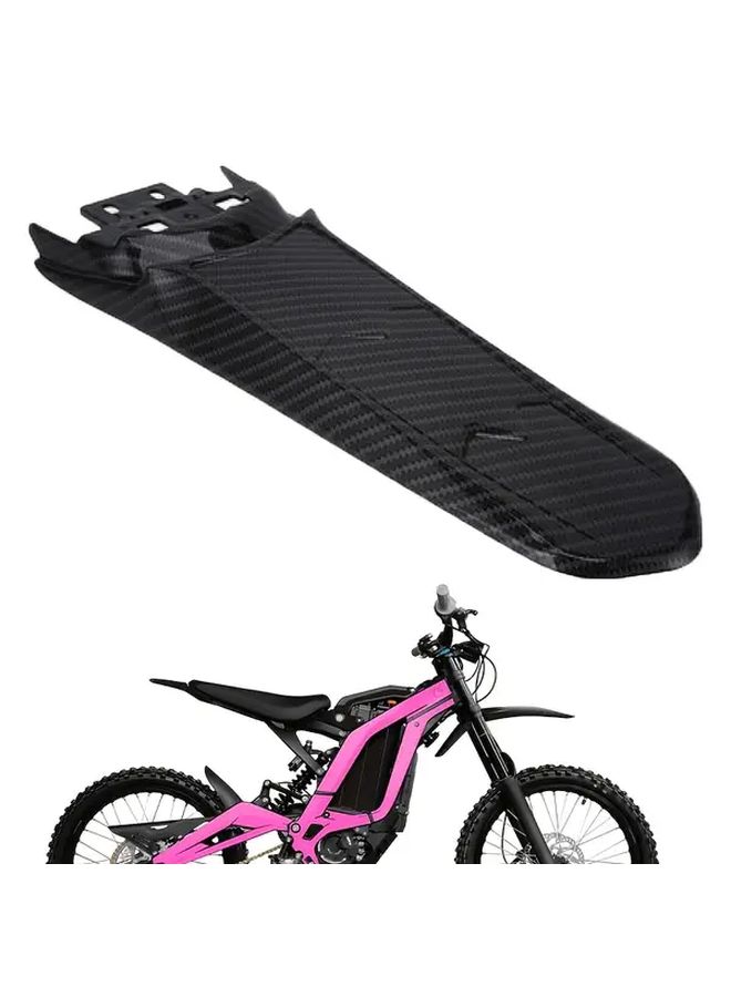 Black Rear Fender Protector for Sur Ron Light Bee X S Enhanced Debris Protection - Image 1