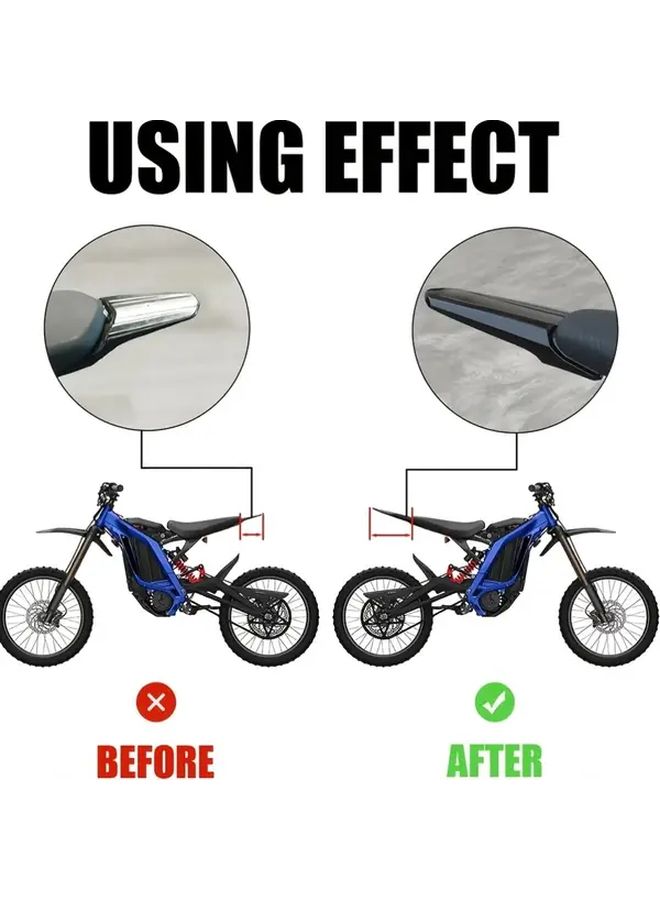 Black Rear Fender Protector for Sur Ron Light Bee X S Enhanced Debris Protection - Image 3