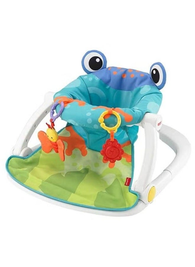 Frog design baby foldable floor seat - Image 1