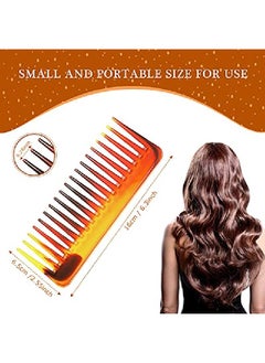 Patelai Large Hair Detangling Comb Wide Tooth Comb For Curly Hair Wet Dry Hair No Handle Detangler Comb Styling Shampoo Comb ()  - Image 3