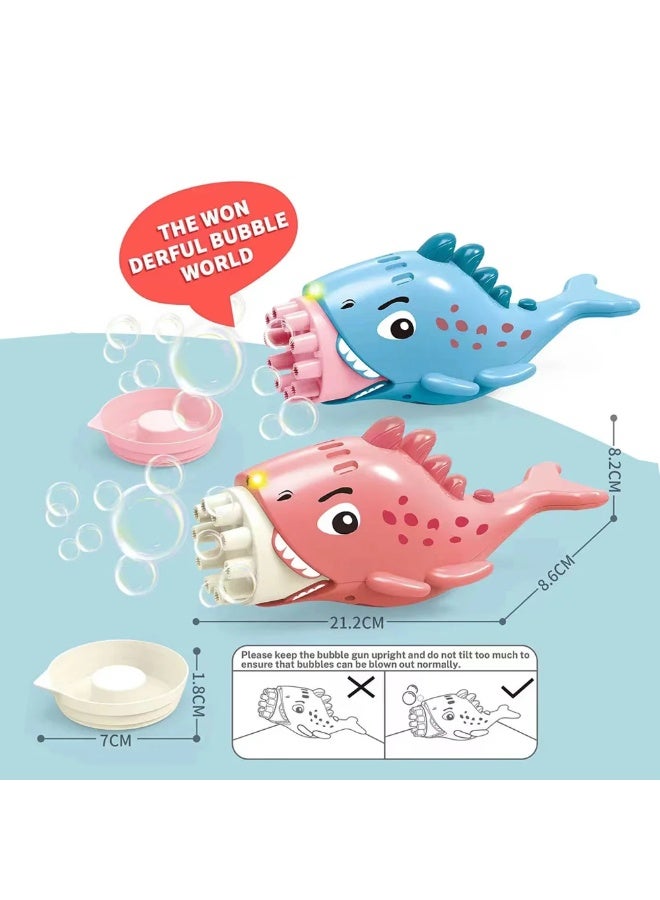 Stem Little Mosasaur Bubble Gun – The Wonderful Bubble World for 3+ Blue - Image 3