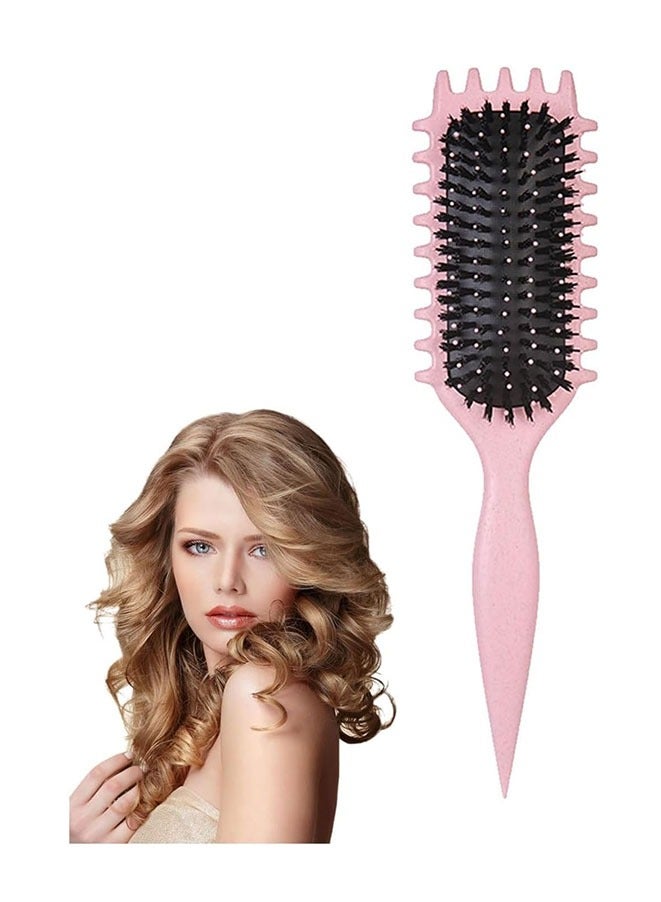 Bounce Curl Define Styling Brush,Curly Hair Brush, Wet Dry Detangler Hair Brush,The Essential Tool For Shaping And Styling Your Curls, Achieve Perfectly Defined Curls