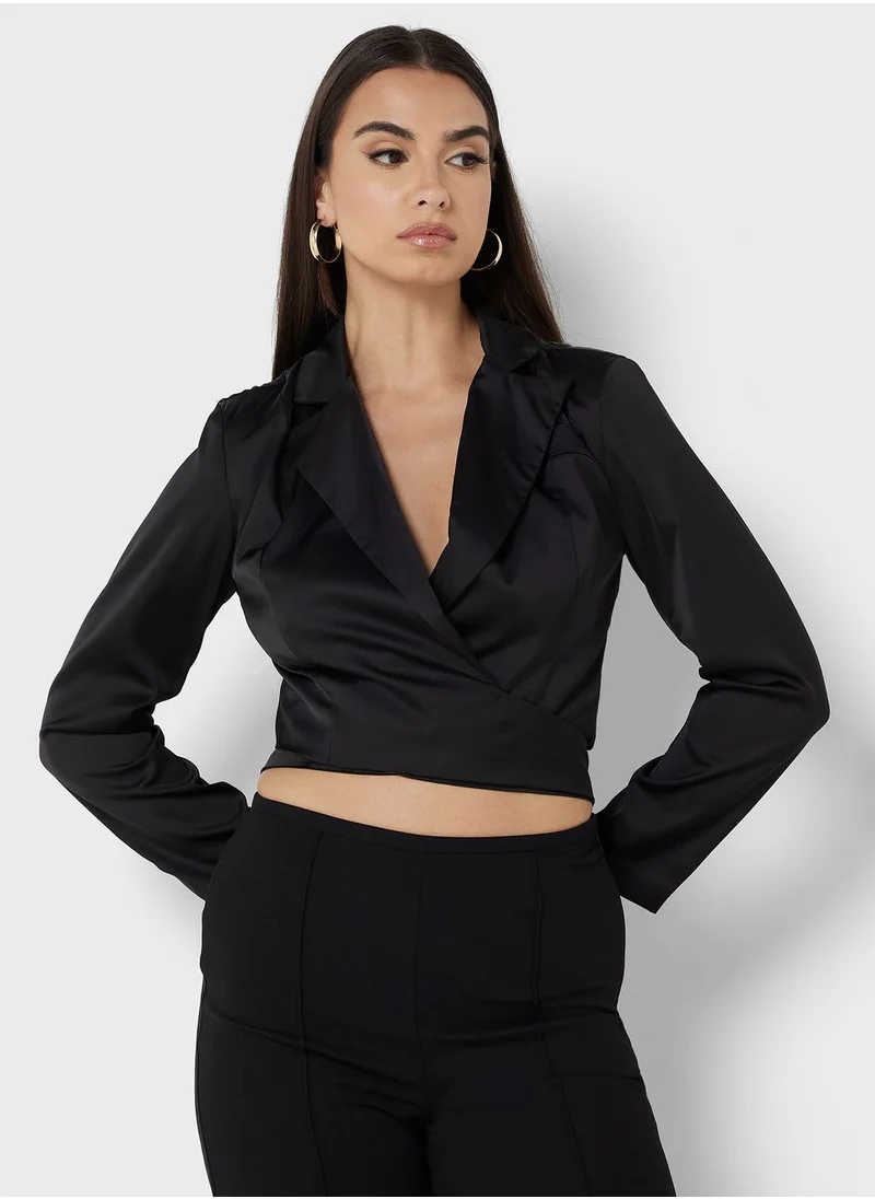 ELLA Blazer With Tie Detail
