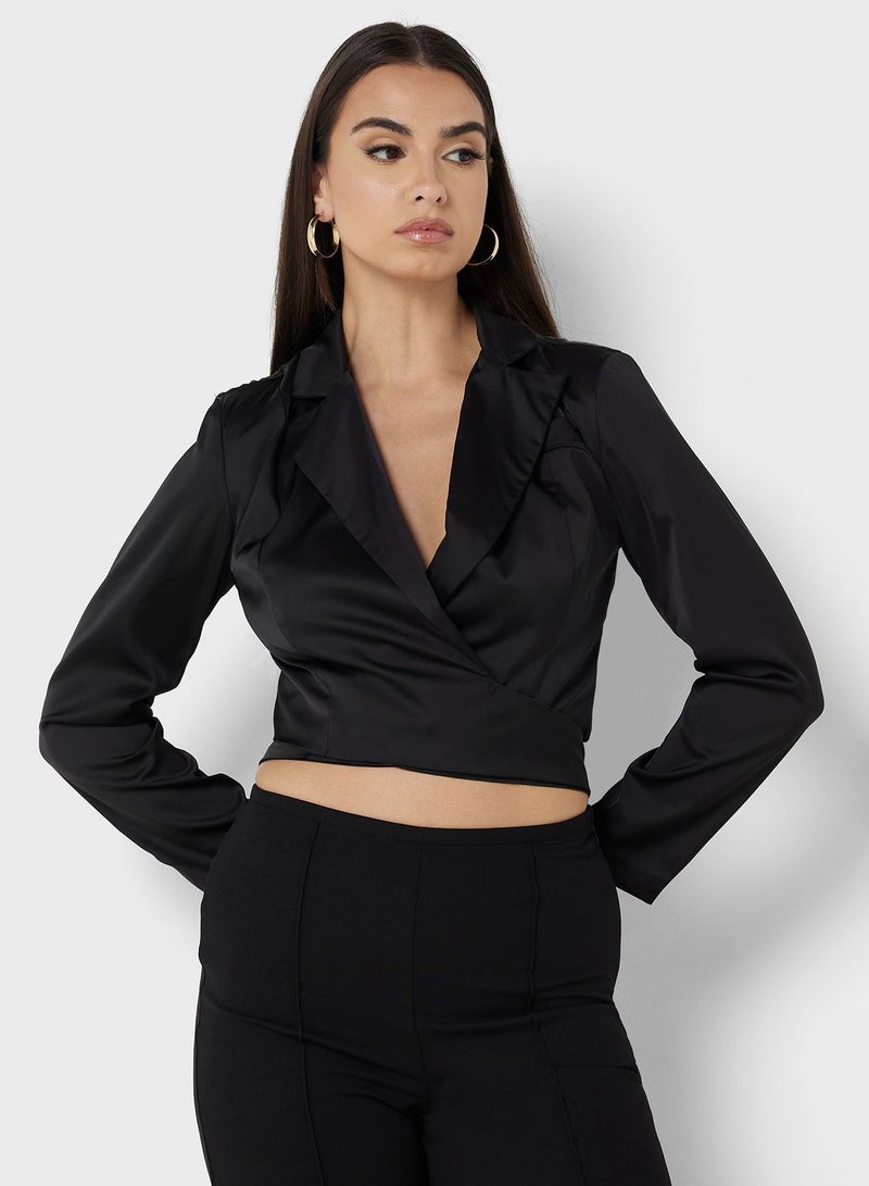 ELLA Blazer With Tie Detail  - Image 1