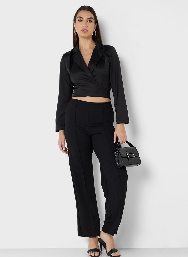 ELLA Blazer With Tie Detail  - Image 4