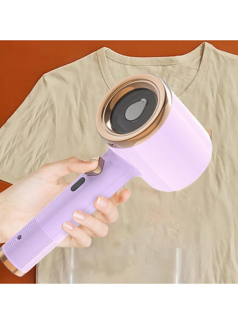 Mini Steam Iron, 50ml Water Tank Compact Clothes Iron, 2 In 1 Portable and User Friendly mini Iron, 1.8 M Long Power Connection Fabric Steamer, Handheld Steamer for Sheets, Shirts, Home And Travel - Image 2