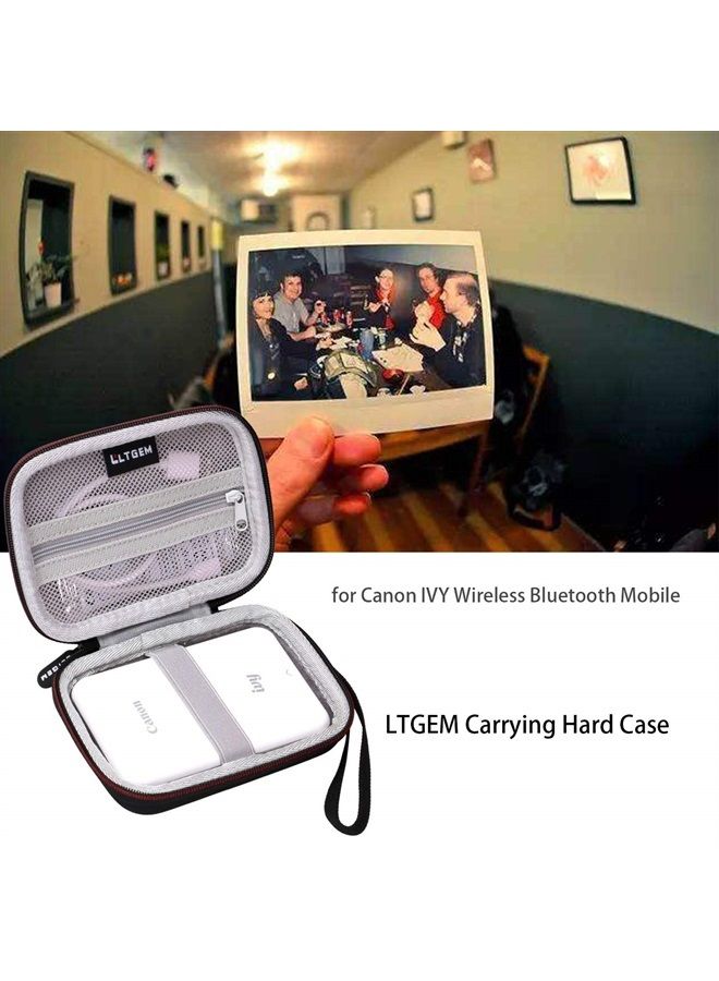 LTGEM حافظة صلبة لطابعة الصور كانون آيفي ميني/كانون آيفي 2 ميني وطابعة الكاميرا الفورية كانون آيفي CLIQ CLIQ+ CLIQ 2 CLIQ+2 (أسود) - Image 5