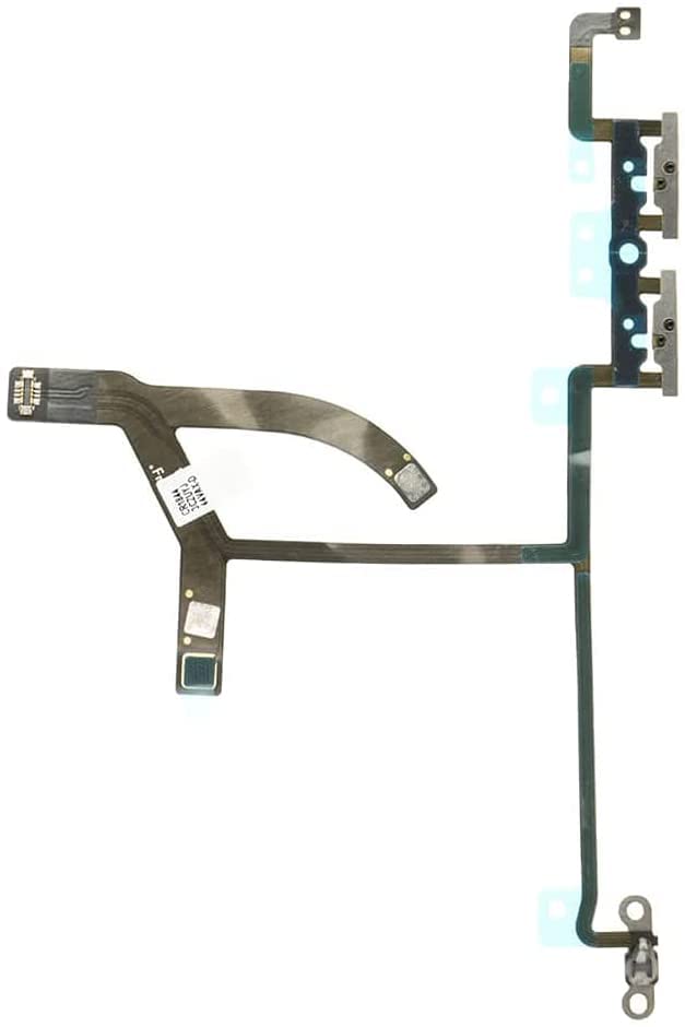 TPhaelay OEM Volume Button Control Flex Cable Replacement for iPhone Xs Max 6.5 inch Mute Button Volume Connector Silent Switch Pre-Installed Metal Bracket Holder - Image 2