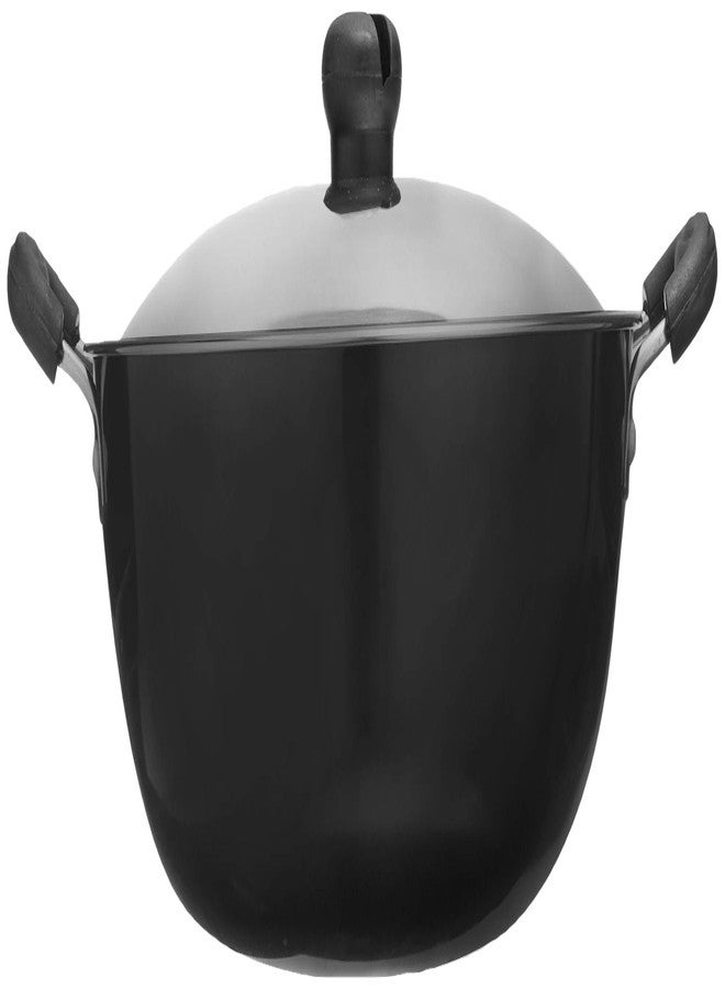 UCOOK by United Ekta Group Hard Anodised Induction Kadhai with Steel Lid | 6 litres | 280 mm - Image 2