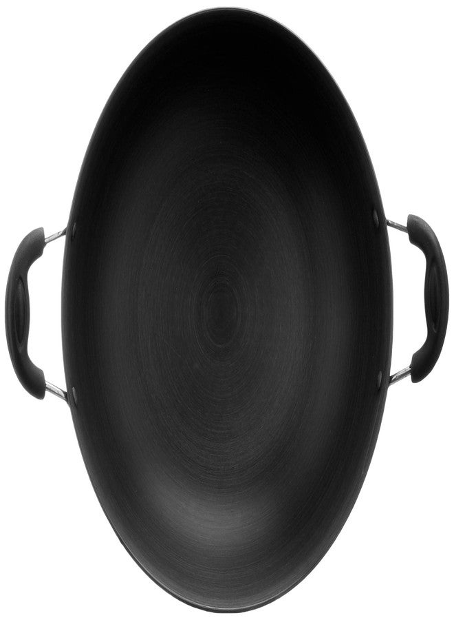 UCOOK by United Ekta Group Hard Anodised Induction Kadhai with Steel Lid | 6 litres | 280 mm - Image 3
