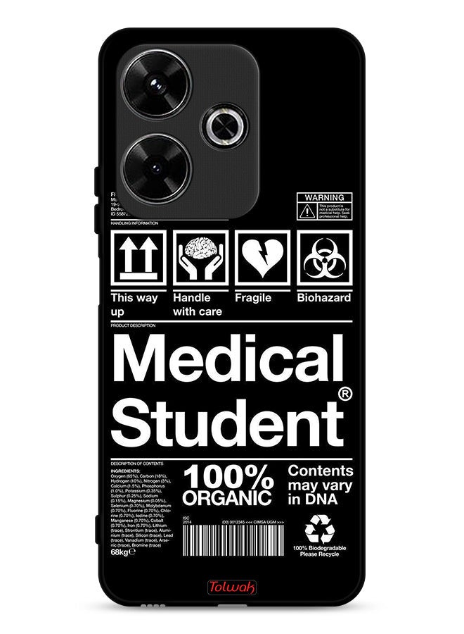 Tolwak Xiaomi Redmi 13 4G Protective Case Cover Medical Student Sticker - Image 1