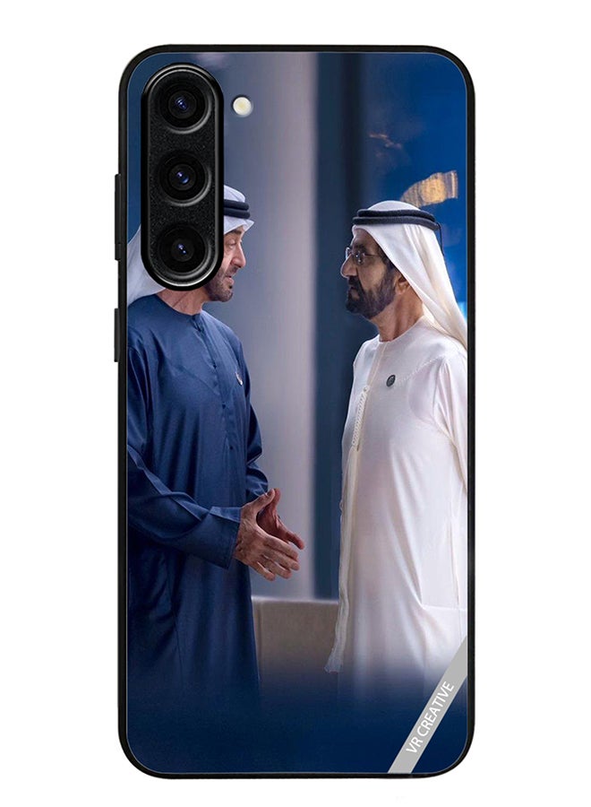 VR CREATIVE Protective Case Cover For Samsung Galaxy S24 Sheikh Mohamed Bin Zayed Al Nahyan And Sheikh Mohammed Bin Rashid Al Maktoum Design Multicolour - Image 1