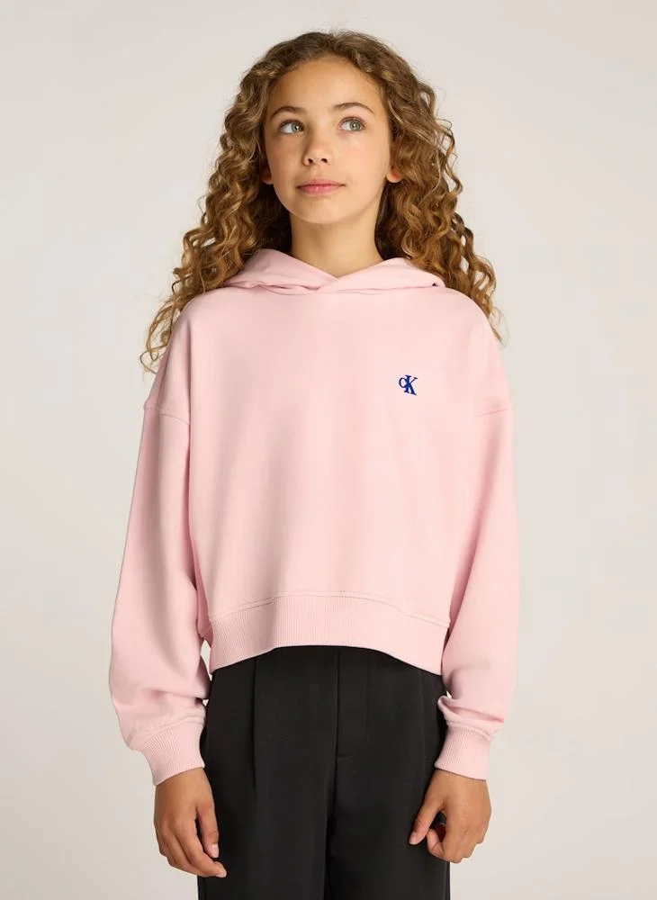 كالفن كلاين جينز Kids Essential Logo Hoodie