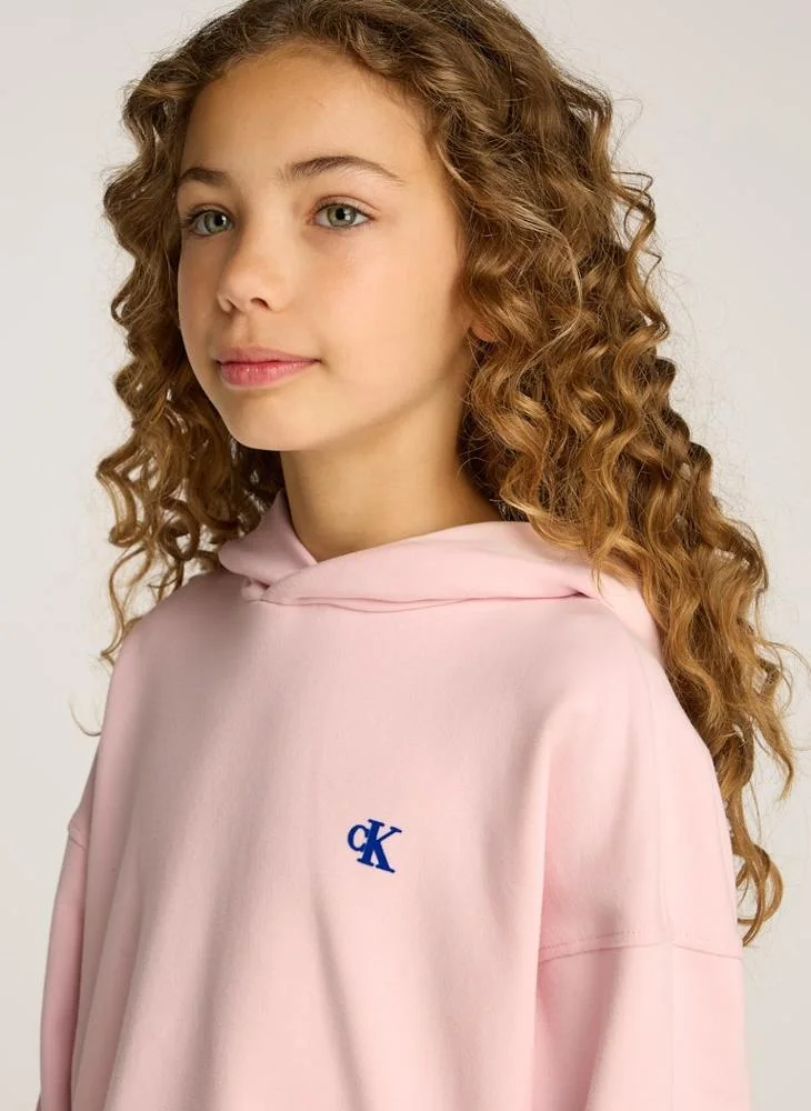 كالفن كلاين جينز Kids Essential Logo Hoodie