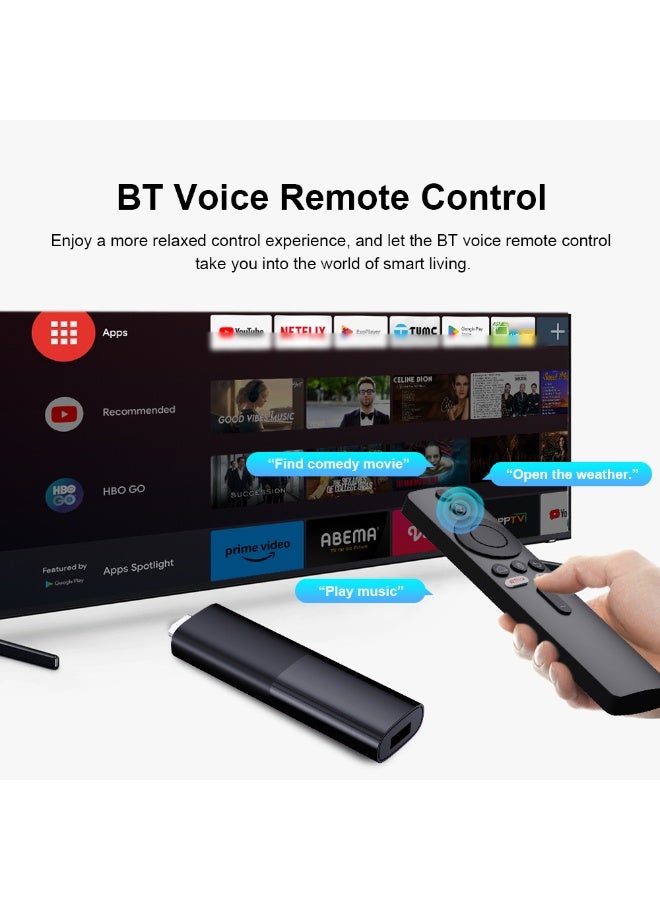 جهاز تحكم عن بعد للتلفزيون، 4K/6K Ultra HD HDR10، 2 ​​جيجابايت رام، 16 جيجابايت روم، جهاز بث، معالج رباعي النواة H618، أندرويد 12.0، واي فاي 2.4G/5.8G، BT5.0، جهاز تحكم عن بعد صوتي - Image 4