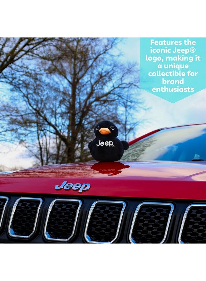 Jeep Text Logo Stuffed Animal Plush Duck Black - Perfect Enthusiasts You'Ve Been Ducked (Black) - Image 4