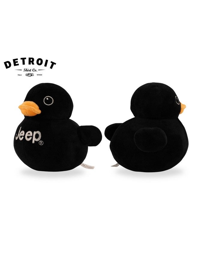 Jeep Text Logo Stuffed Animal Plush Duck Black - Perfect Enthusiasts You'Ve Been Ducked (Black) - Image 5