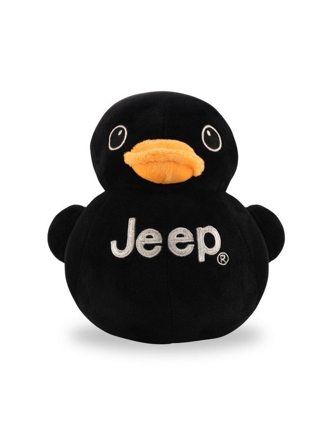 Jeep Text Logo Stuffed Animal Plush Duck Black - Perfect Enthusiasts You'Ve Been Ducked (Black) - Image 1