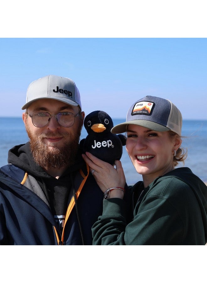 Jeep Text Logo Stuffed Animal Plush Duck Black - Perfect Enthusiasts You'Ve Been Ducked (Black) - Image 3