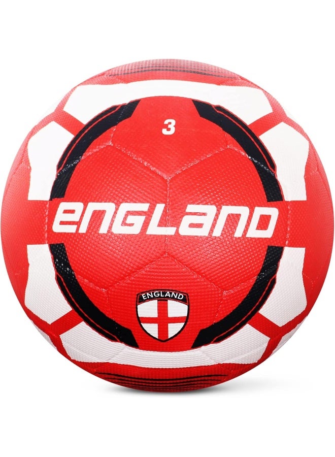 فيكتور أكس كرة قدم مطاطية من فيكتور إكس إنجلترا | مقاس ٣ | كستنائي | للأطفال والشباب، للتدريب والمباريات - Image 1