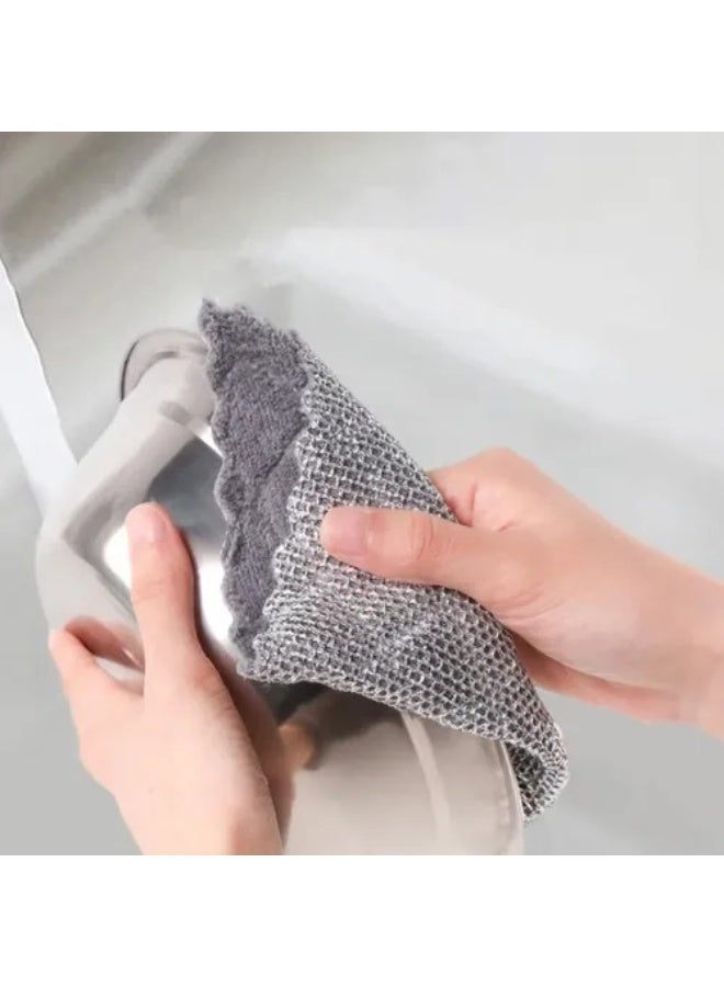 باكت فوط 3قطع  تزيل الأوساخ والبقايا بشكل فعال بدون خدوش مقاس ٢٥ * ٢٥ سم - Image 4