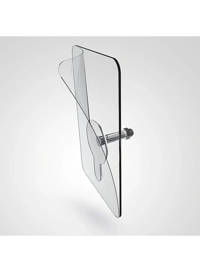 10 Pack Clear Plastic Shelf Hooks 22 05lb Load Capacity Easy Screwless Install 0 39in - Image 5