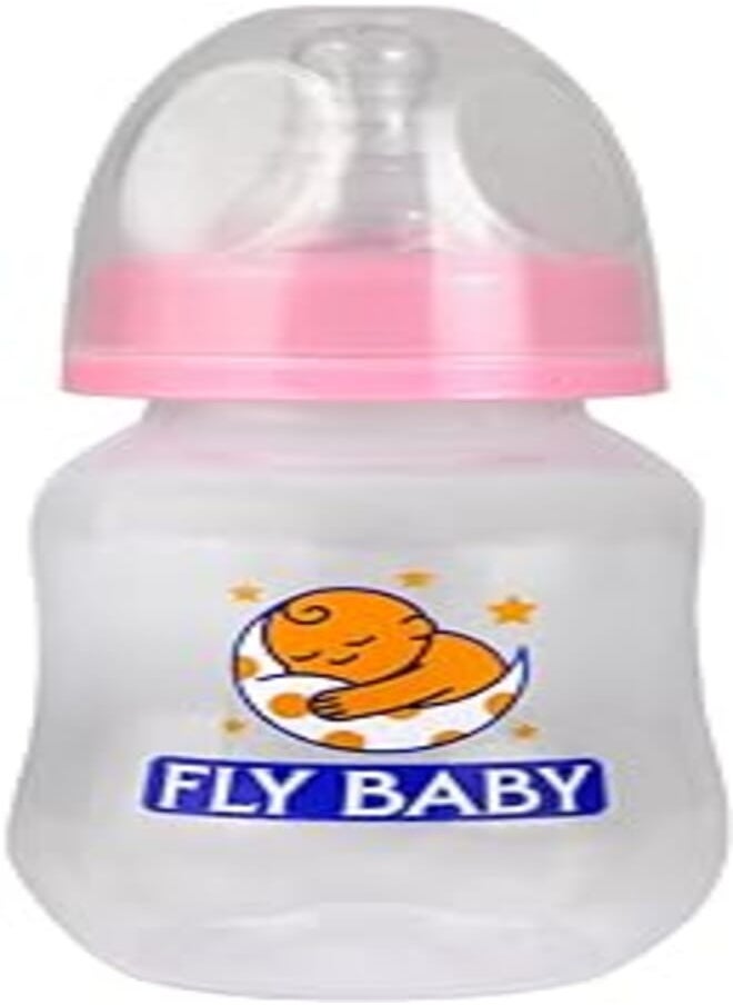 Fly Baby - Fly Baby Small Arc Feeding Bottle-Rose-150ml - Image 1