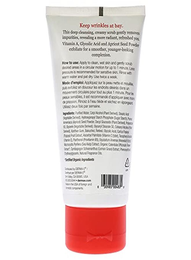 derma-e Anti Wrinkle Scrub With Glycolic Acid, 4 Oz (483) - Image 2