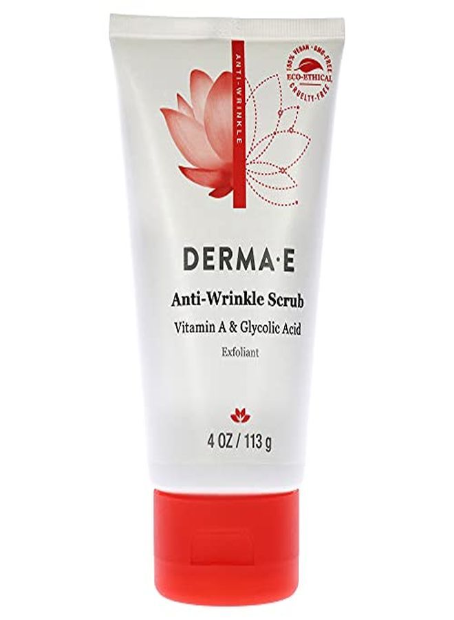 derma-e Anti Wrinkle Scrub With Glycolic Acid, 4 Oz (483) - Image 1